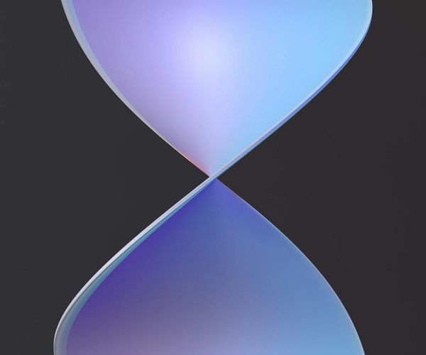 Symmetrical abstract art showing balance